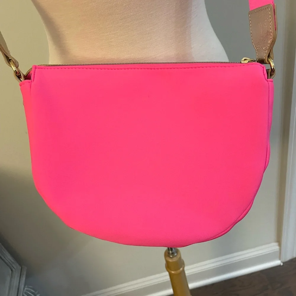 LILLY PULITZER Giavanna Neoprene Crossbody Bag Purse AURA